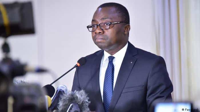 Pr. Joël Aïvo lors d'une intervention publique